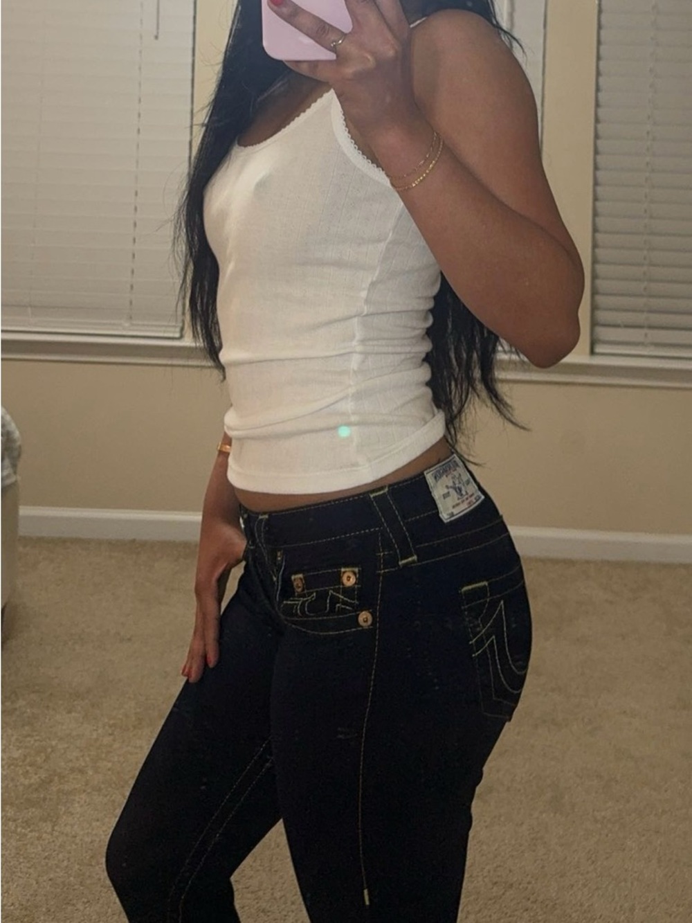 True Religion Low Rise Skinny Jeans